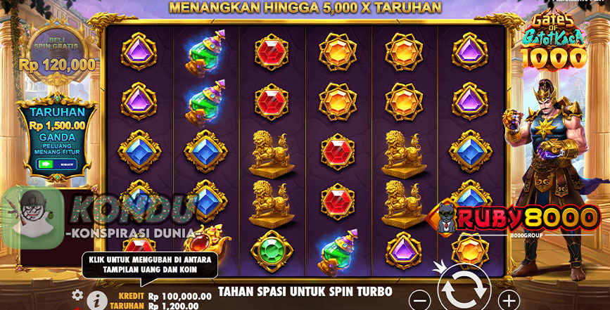 Slot Gates Of Gatot Kaca 1000 Perkalian Gampang Turun x1000