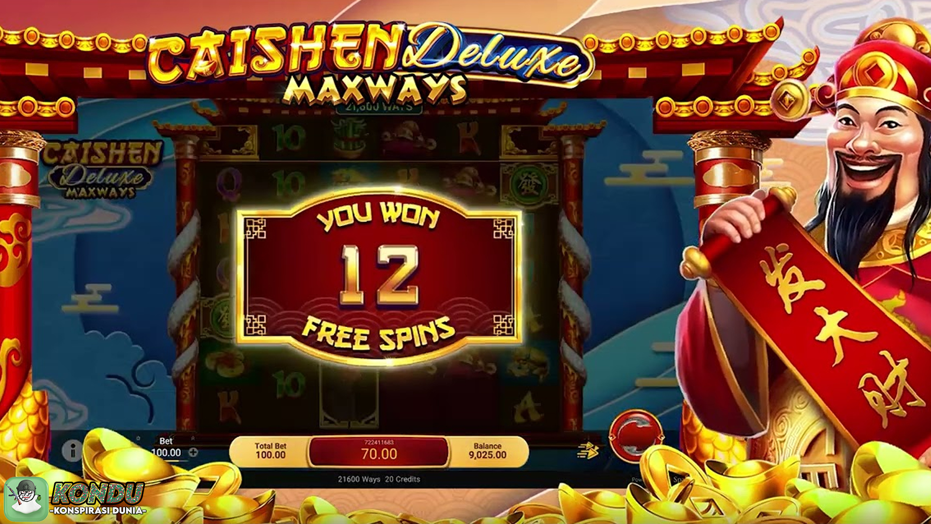 Slot Caishen Deluxe Megaways: Jackpot Progresif yang Memikat