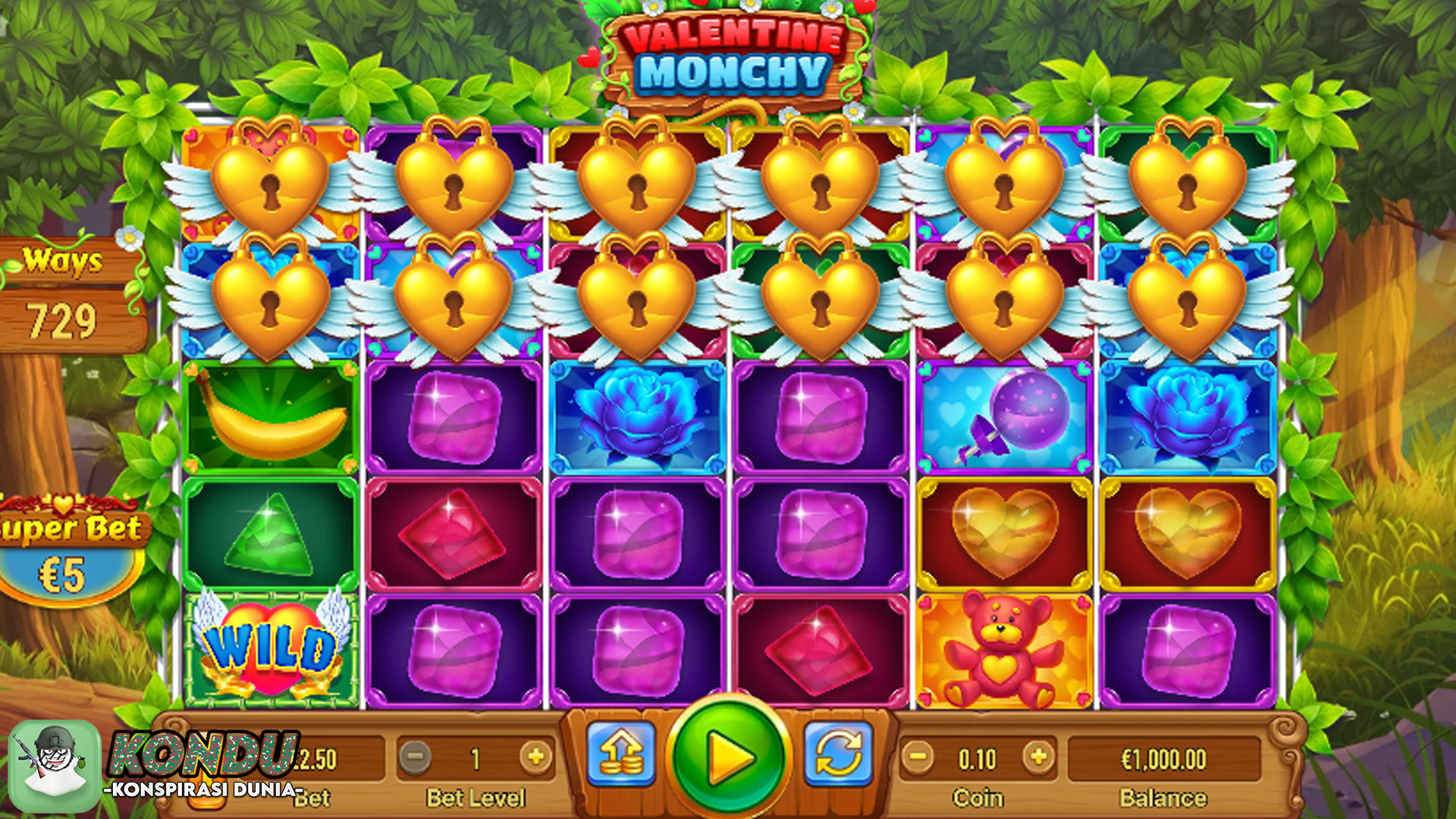 Kejutan: Slot Valentine Monchy dengan Hadiah Menggiurkan