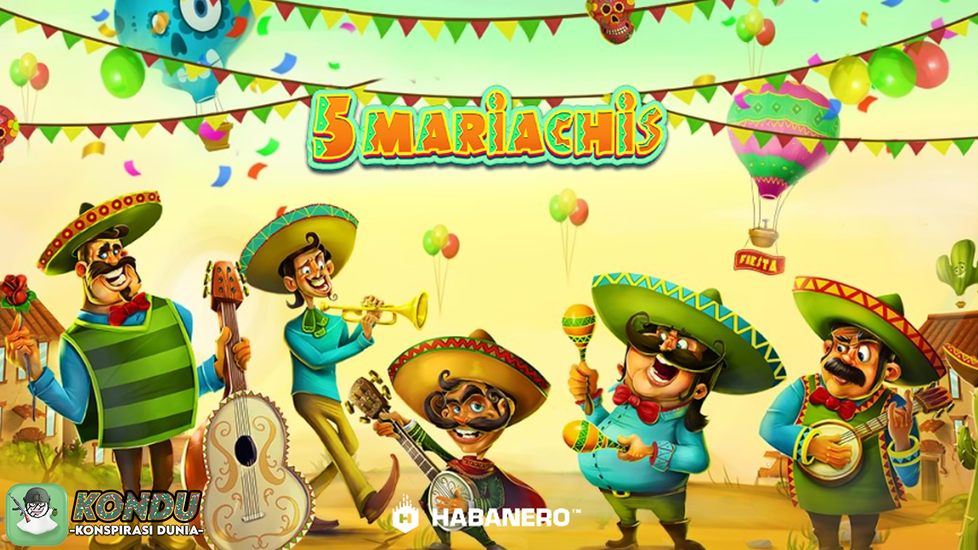 Bergabunglah di Slot Online Resmi 5 Mariachis, Menang Banyak