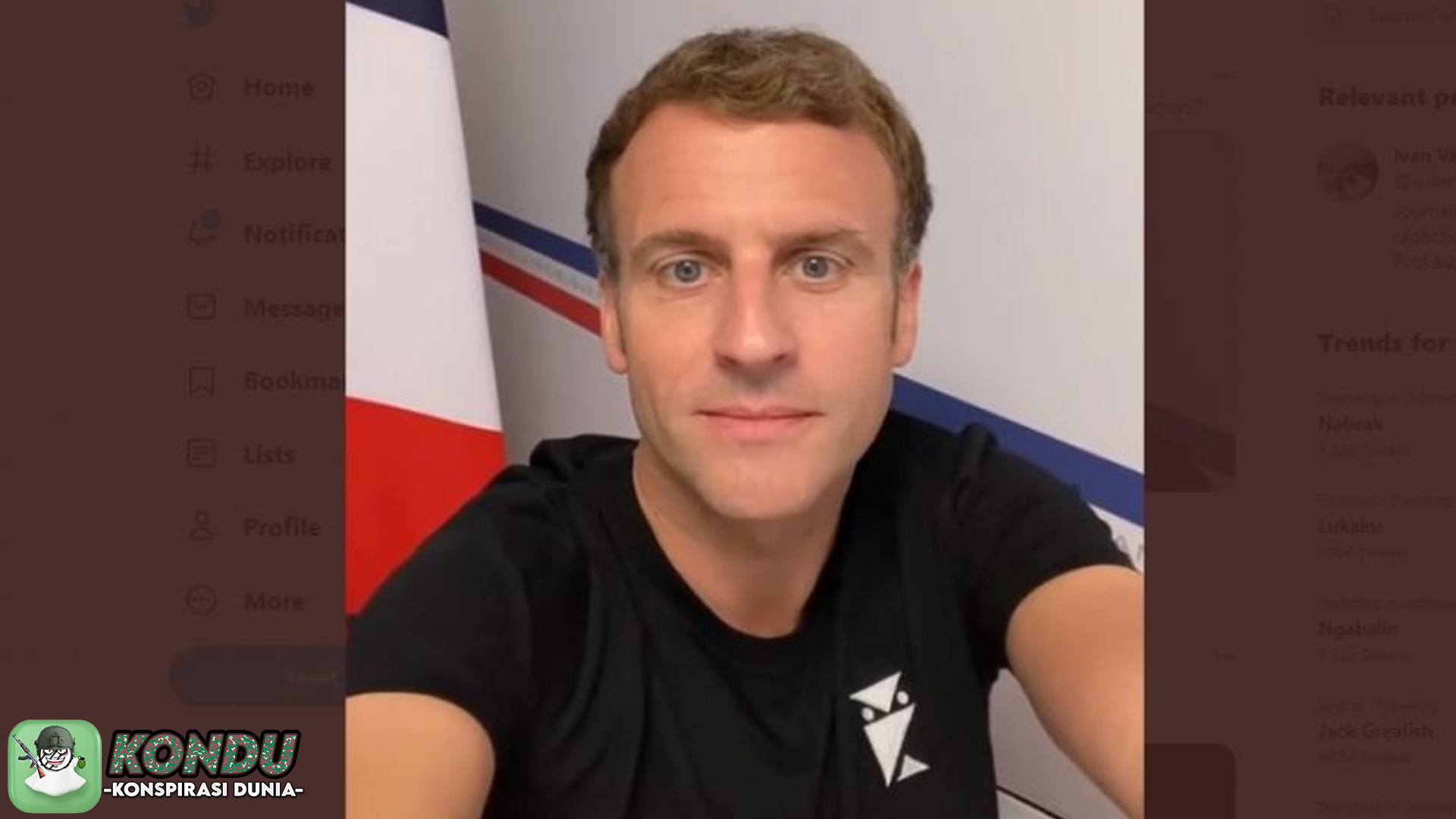 Logo Macron di Kaus: Simpel Tapi Picu Geger Dunia Konspirasi