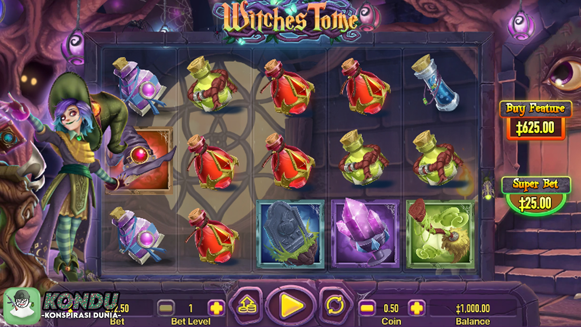 Rasakan Witches Tome Gacor di Link Login Slot Gacor Cnnslot
