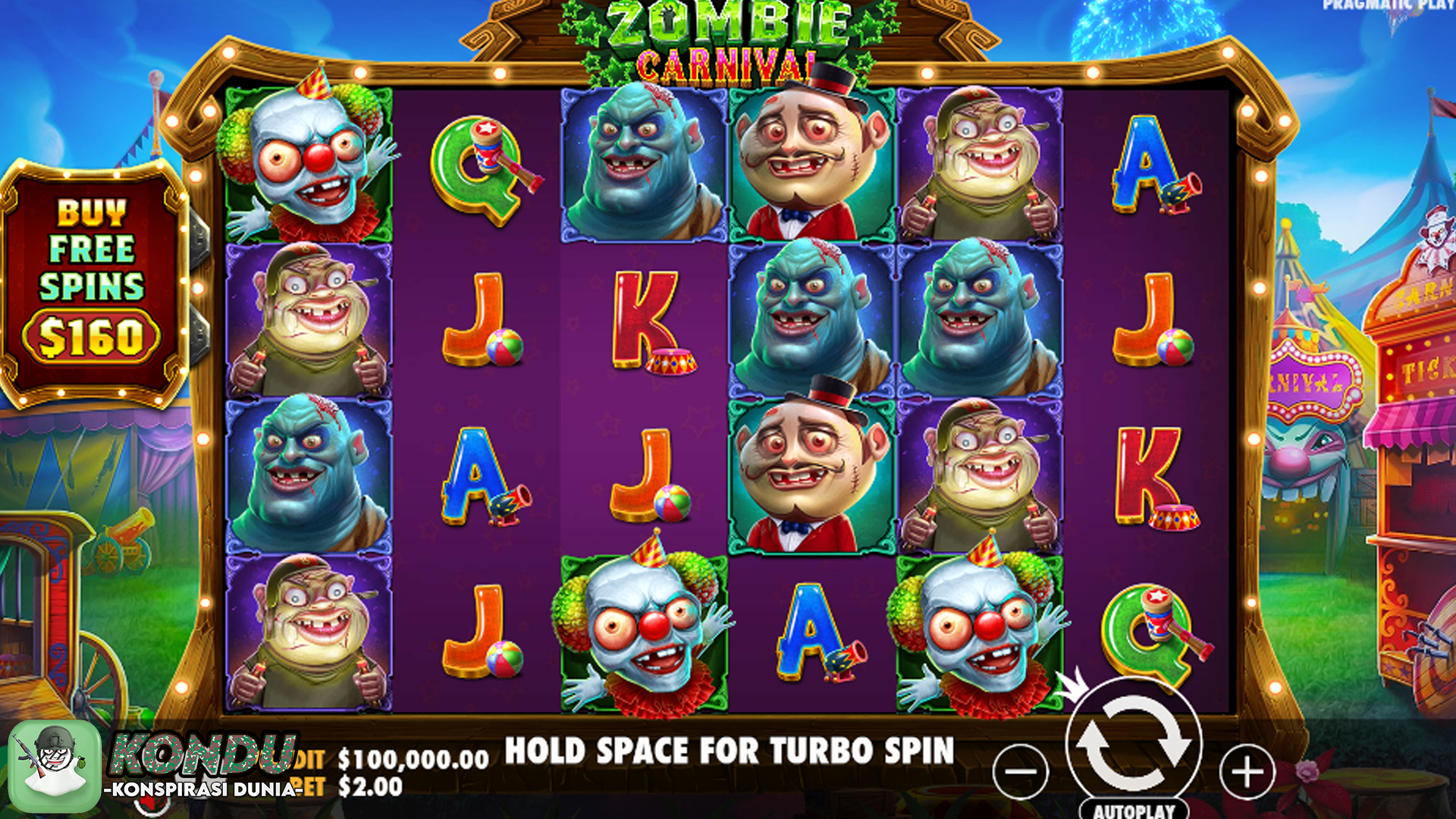 Kemenangan Pasti Menunggu di Slot Online Zombie Carnival