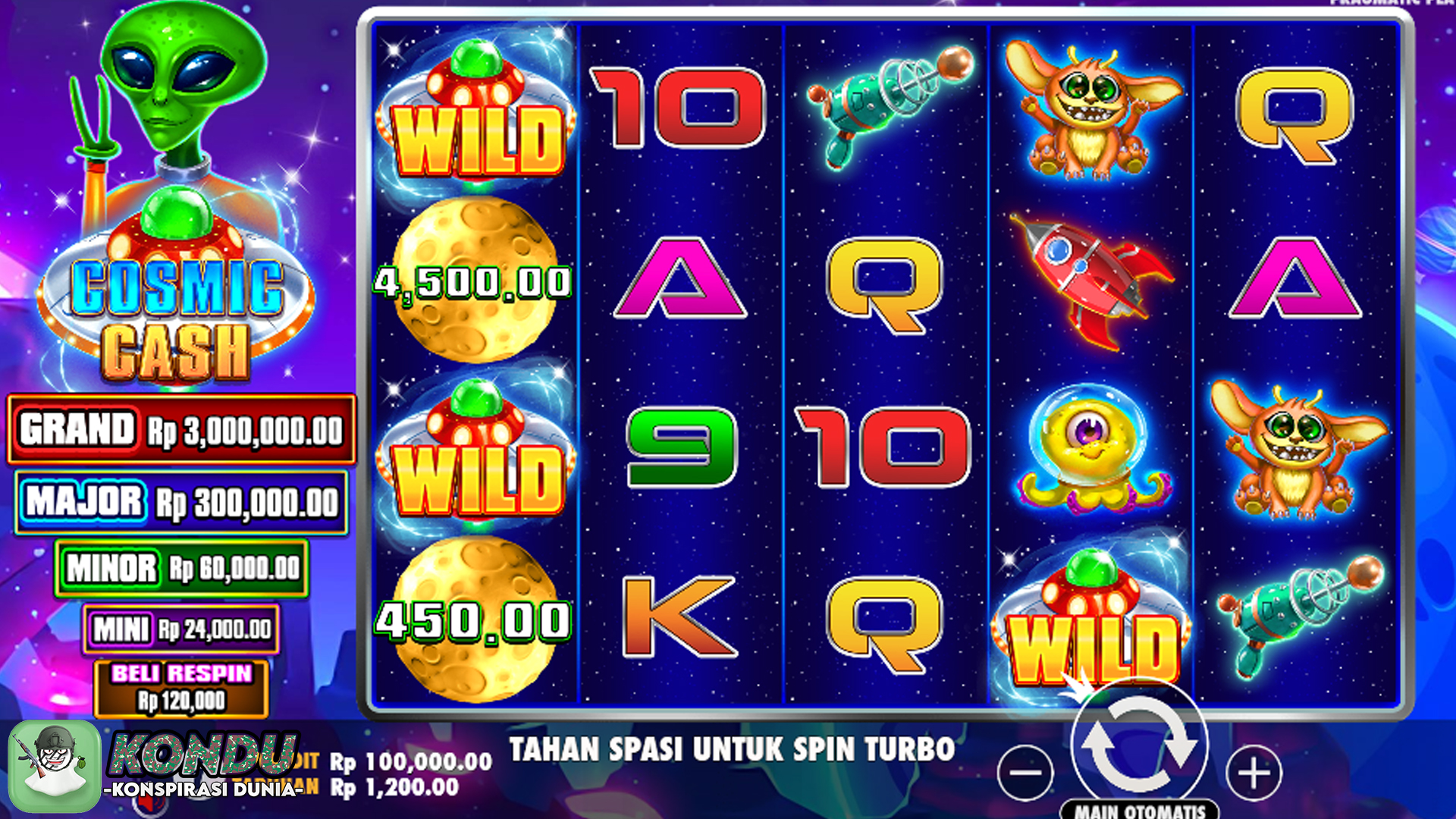 Hari Ini Saatnya Cosmic Cash Meledak Jackpot Lewat Ruby8000