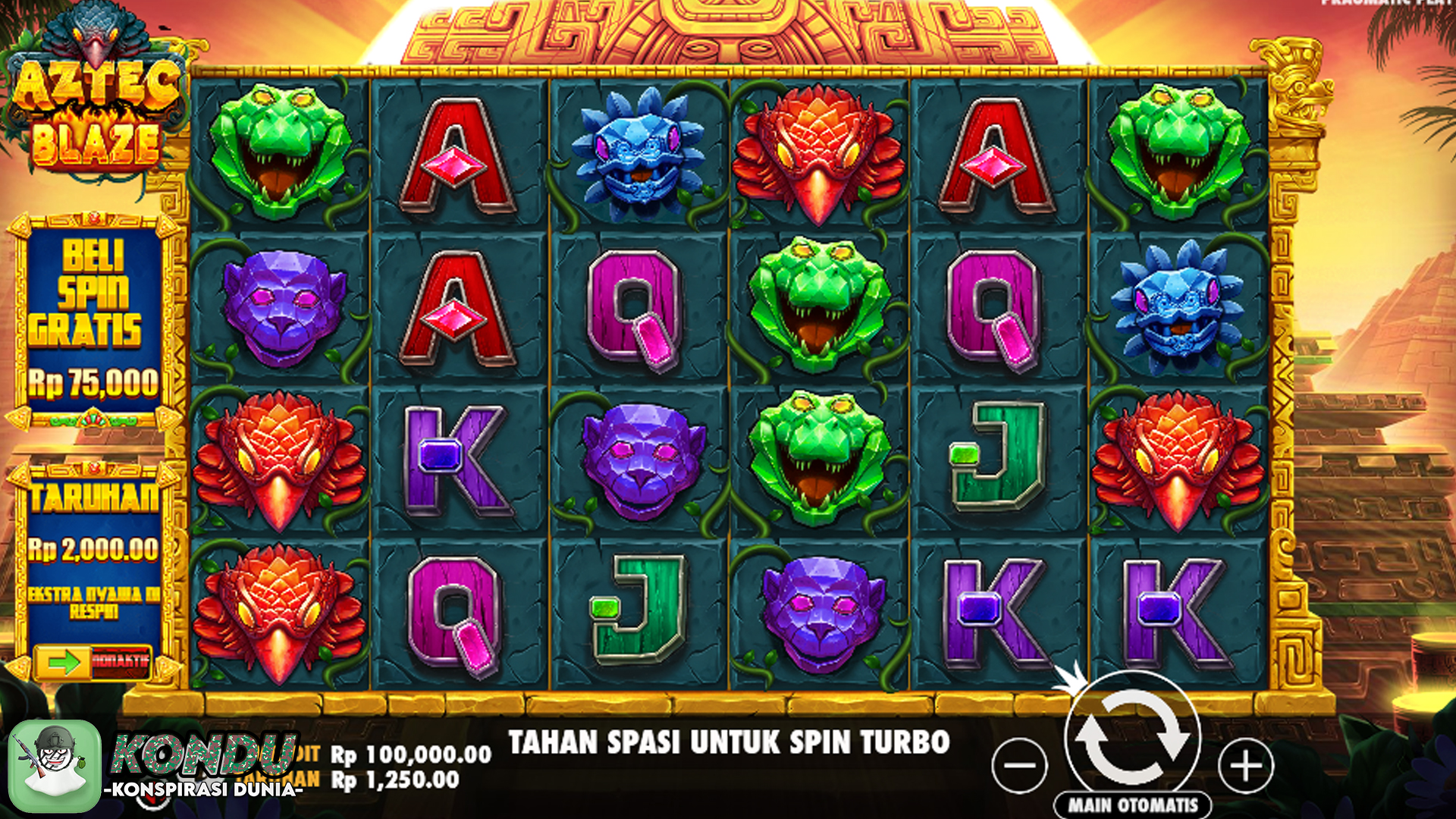 Buka Akses Aztec Blaze Paling Cuan Hanya di Rtp8000 Daftar