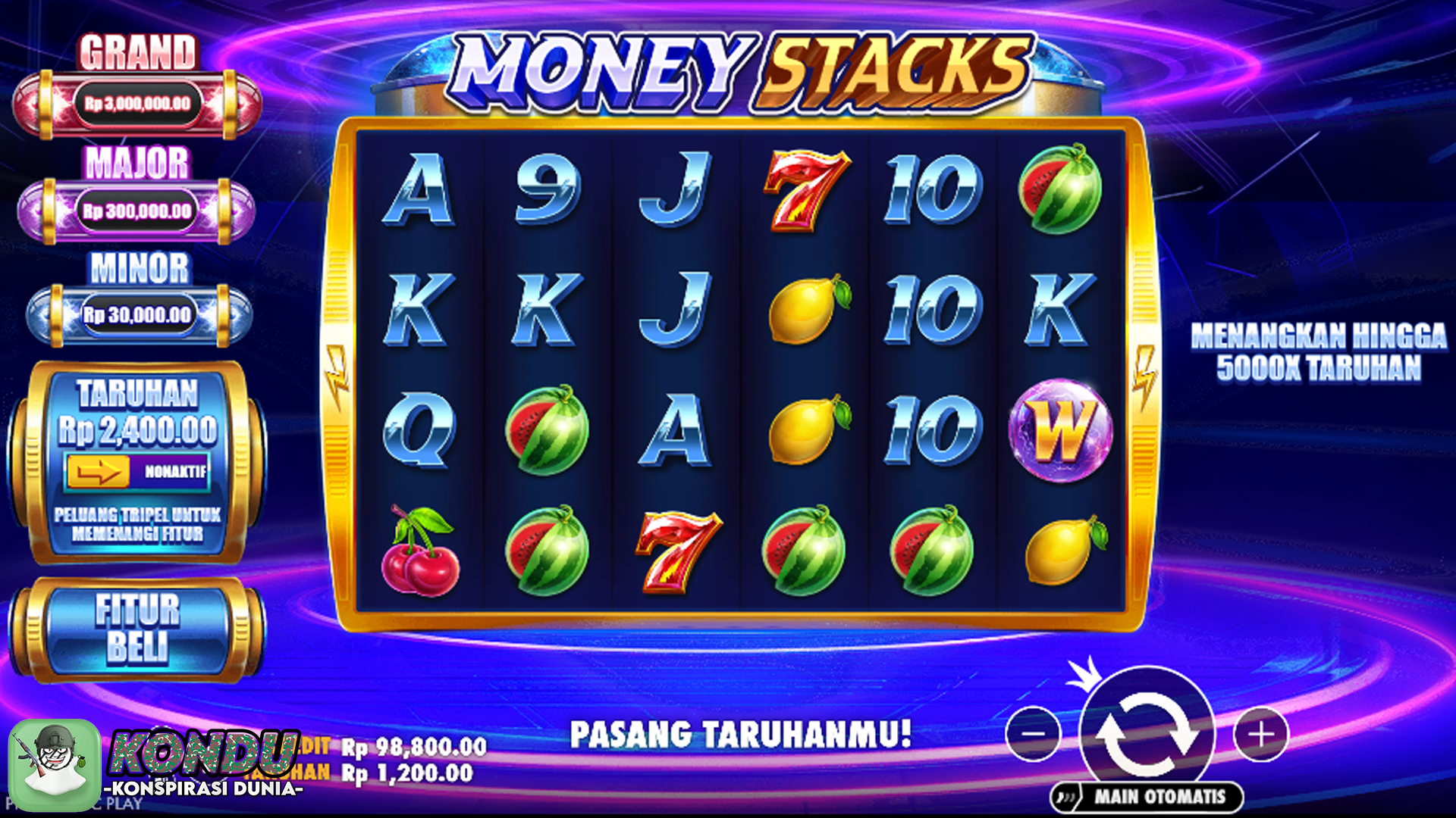 Cnnslot Tampilkan Money Stacks dengan 3 Gaya Main Unik