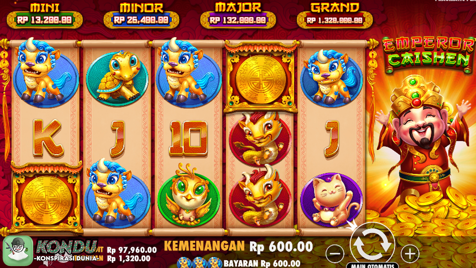 Rtp8000 Link Daftar Resmi Game Emperor Caishen Paling Stabil