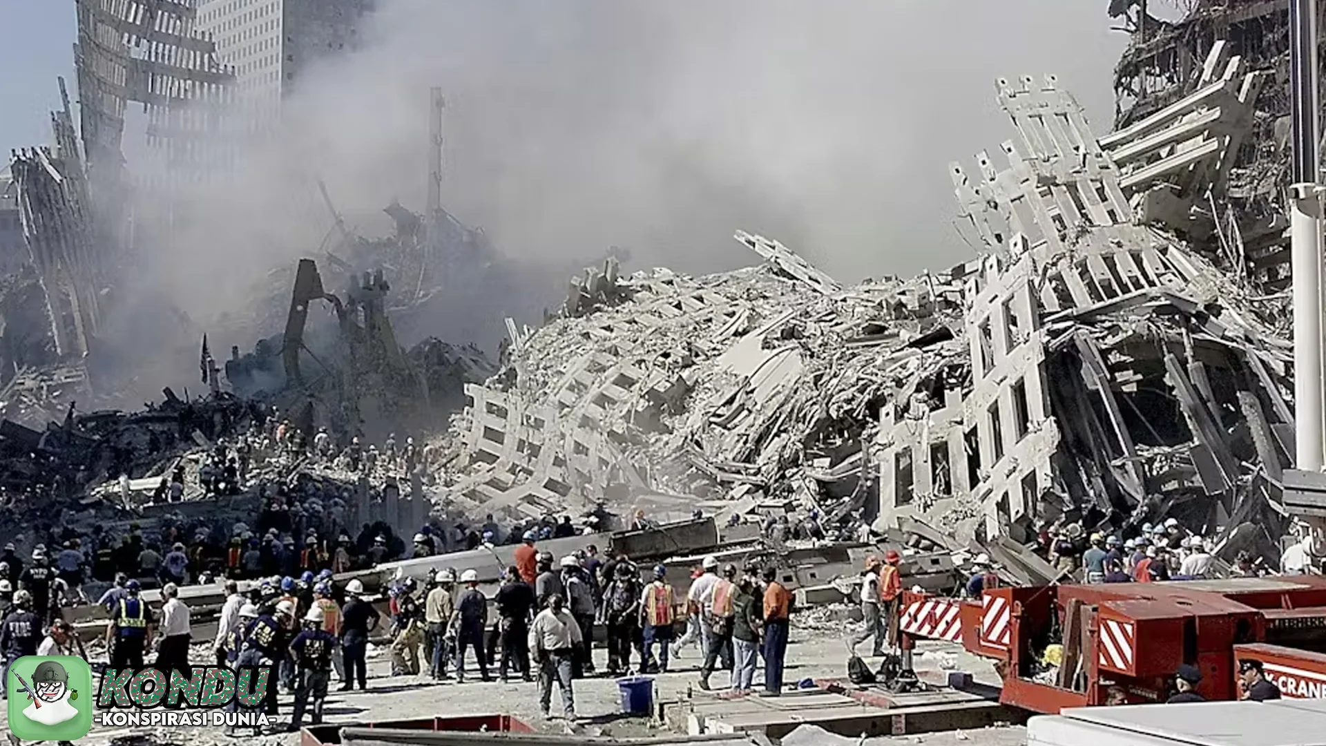 Teori Konspirasi WTC Colplay 4 Kolom Baja Leleh 1000C Parah