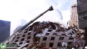 Teori Konspirasi WTC Colplay 4 Kolom Baja Leleh 1000C Parah