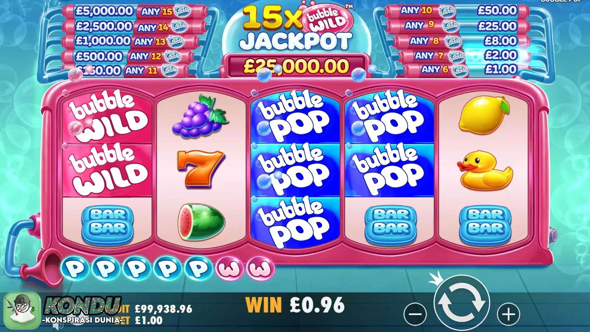 Moging Terus Bubble Pop Bawa 5 Burst Multiplier Gila